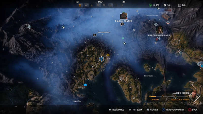 The center waypoint marker is where Colby first encountered the strange static noise.